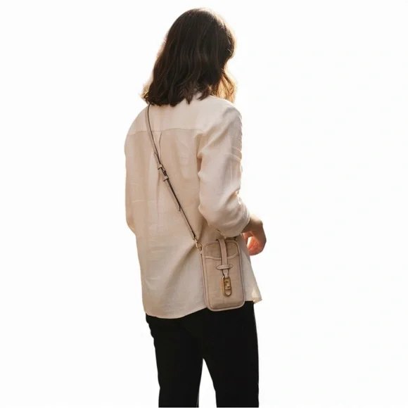 Fendi 2022 Orlock Zucca Mini Crossbody Phone Pouch FF Logo Bag - Picture 4 of 16